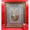 Image 1 : Framed "Guardian Angel" Cross Stitch