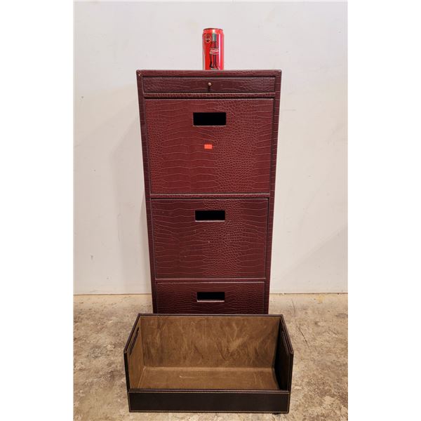 Animal Print Filing Cabinet & Storage Box