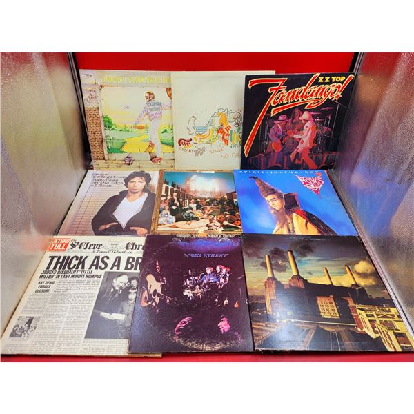 Assorted Vinyl Record Lot (ZZ Top, Bruce Springsteen, etc.)