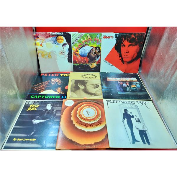 Assorted Vinyl Record Lot (Stevie Wonder, Fleetwood Mac, etc.)