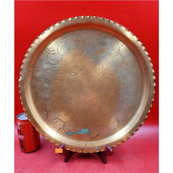 Fantasy Hand Wrought Copper Decorative Wall Plate
