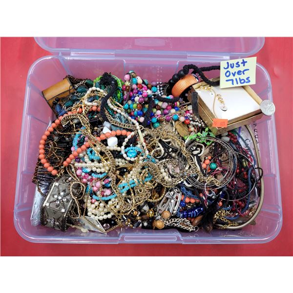 Just Over 7 Lbs. of Costume Jewelry