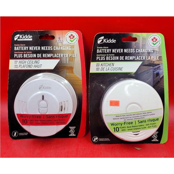 Kidde 10 Year Battery Life Smoke Alarms
