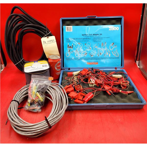 Ignition Coil Adapter Kit, Conductor Jacketed Wire, & Wire Hose