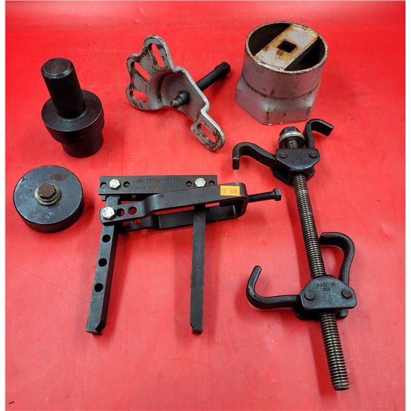 Specialized Automobile Tools w/ Wheel Hub Puller, Coil Spring Compressor Made in USA, & More