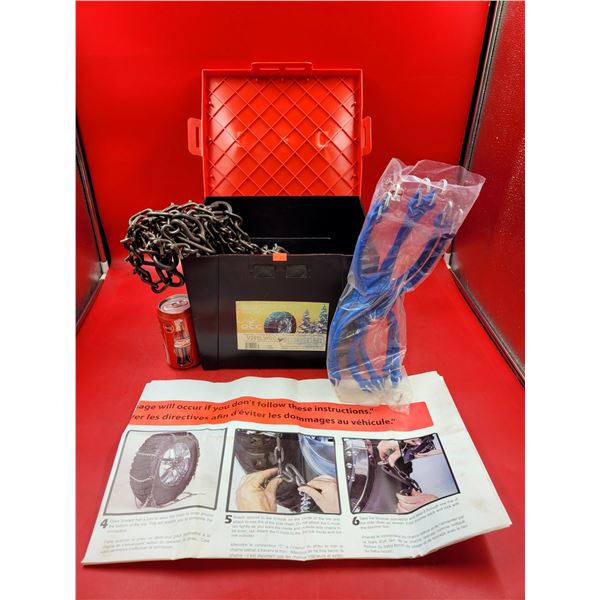 Lightweight V-Bar Tire Chains w/ Cam Locks