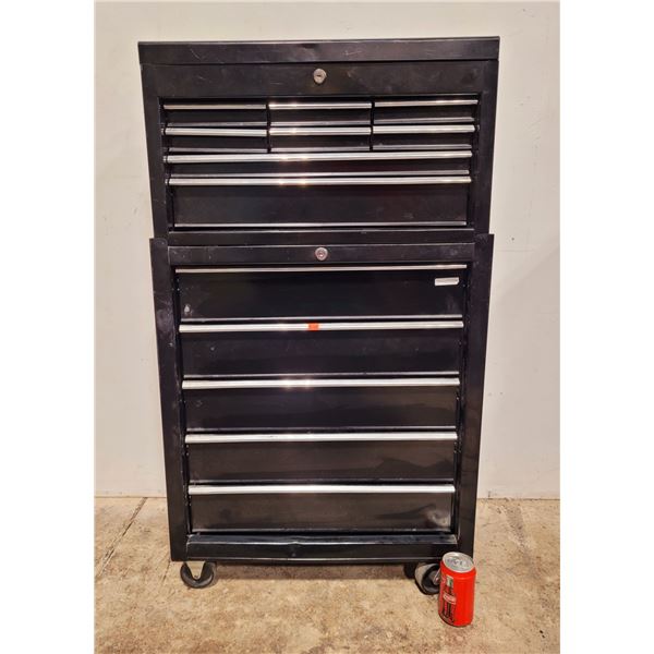 Black Tool Cabinet w/ Contents