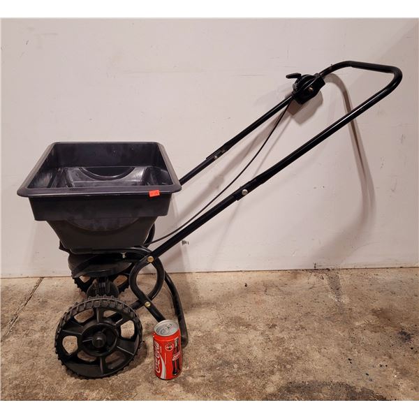 Black Broadcast Spreader