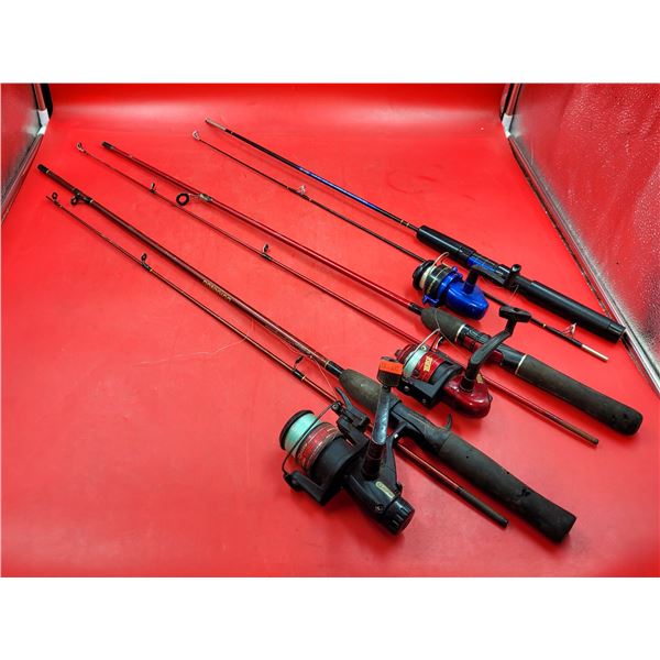 Assorted Fishing Rod Lot w/ Shakespeare, Tebco, & More