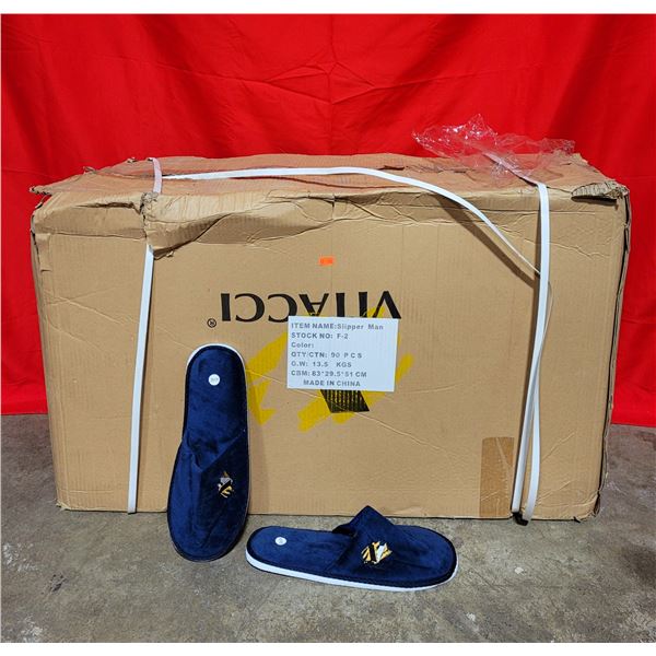 Box of Men's Slippers