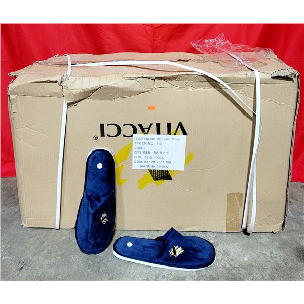 Box of Men's Slippers