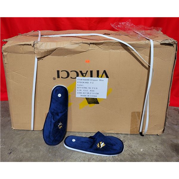 Box of Men's Slippers