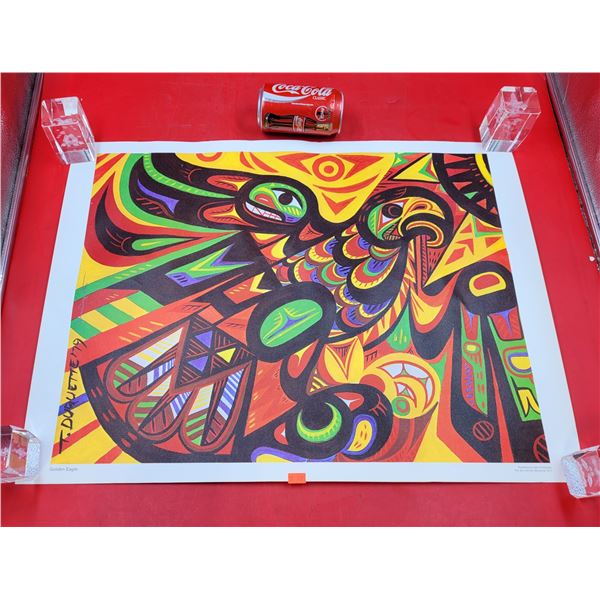 Native "Golden Eagle" Print by T. Duquette