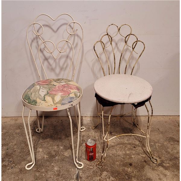 2 VTG Metal Chairs