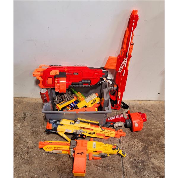 Assorted Nerf Gun Lot