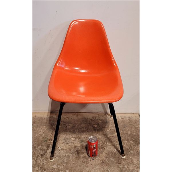 MCM Canadian Seating Company Ltd. Orange Chair Made in Canada