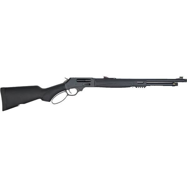 HENRY X MODEL LEVER 45/70 19.8" TB BLUED BLACK SYN.