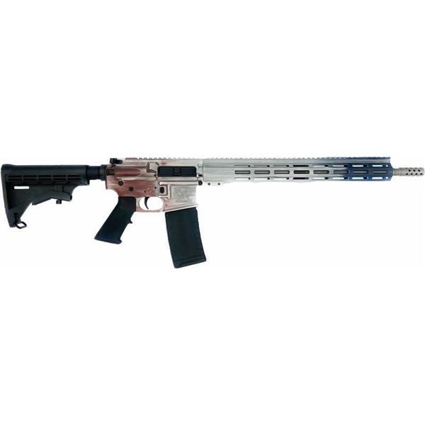 GLFA AR15 BATTLEWORN 223 WYLDE 16" 1:8 S/S BBL FREEDOM RWB