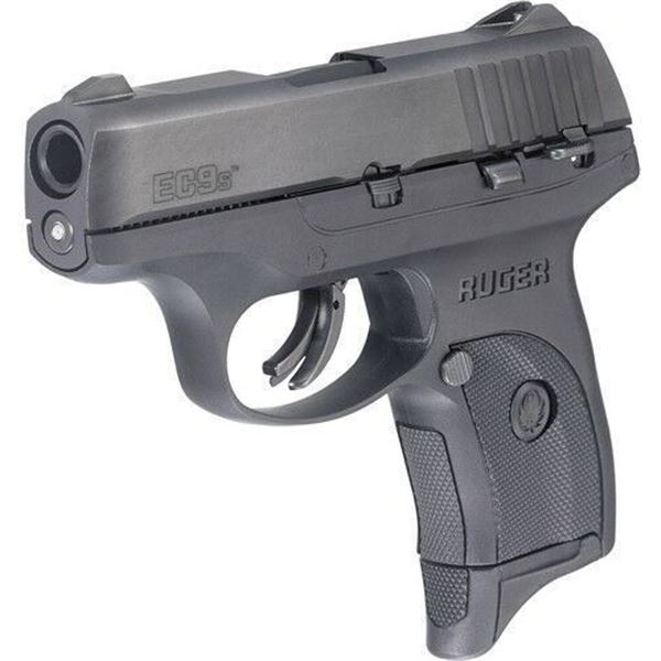 RUGER EC9s 9MM LUGER FIXED 7RD BLACK SLIDE/BLACK SYN FRAME