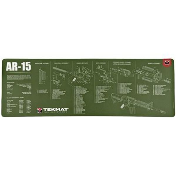 TEKMAT RIFLE MAT AR15 OD GREEN