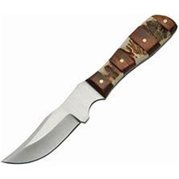 8" LARGE STAG & WOOD SKINNER