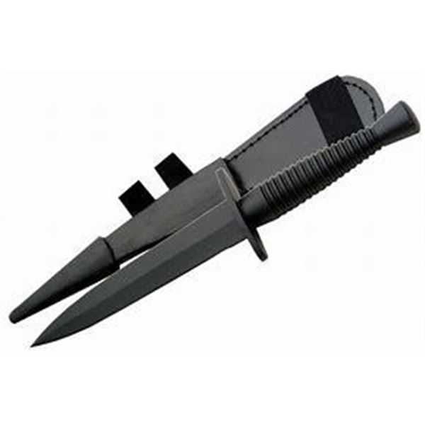 11" BLACK COMMANDO KNIFE