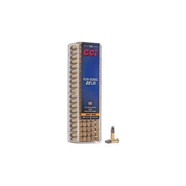 CCI 22 SUBSONIC 40GR HP - 1100 Rounds