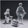 Image 1 : 3pc Swarovski Crystal Figurines, Nativity Scene Set