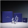 Image 6 : 3pc Swarovski Crystal Figurines, Nativity Scene Set
