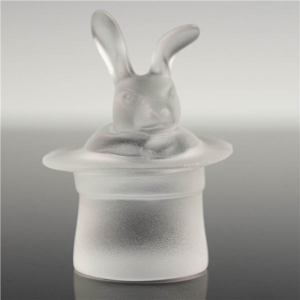 Ebeling and Reuss Crystal by Swarovski Figurine, Bunny in Top Hat