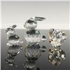 Image 3 : 3pc Swarovski Crystal Figurines, Large Rabbit, Mini Rabbit, Mini Butterfly