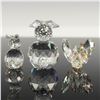 Image 4 : 3pc Swarovski Crystal Figurines, Large Rabbit, Mini Rabbit, Mini Butterfly