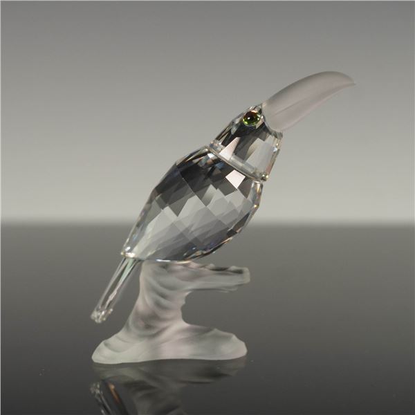 Swarovski Crystal Figurine, Toucan on Branch