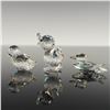 Image 2 : 3pc Swarovski Crystal Figurines, Mini Drake, Mini Duck, and Swimming Duck