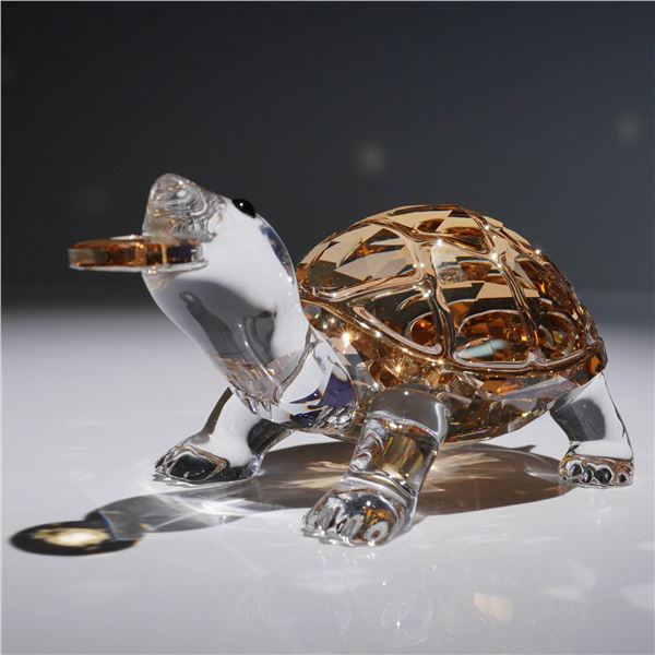 Swarovski Crystal Figurine, Tortoise