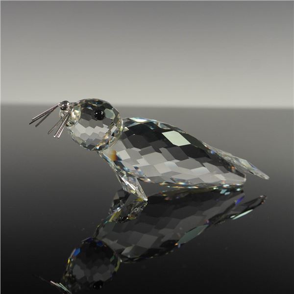 Swarovski Seal Large Figurine Version 2 with Silver Whiskers