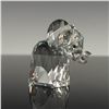 Image 2 : Swarovski Crystal Large Elephant Figurine with Metal Tail