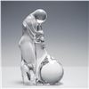 Image 2 : Signed Modernist Glass Figurine of a Glass Blower