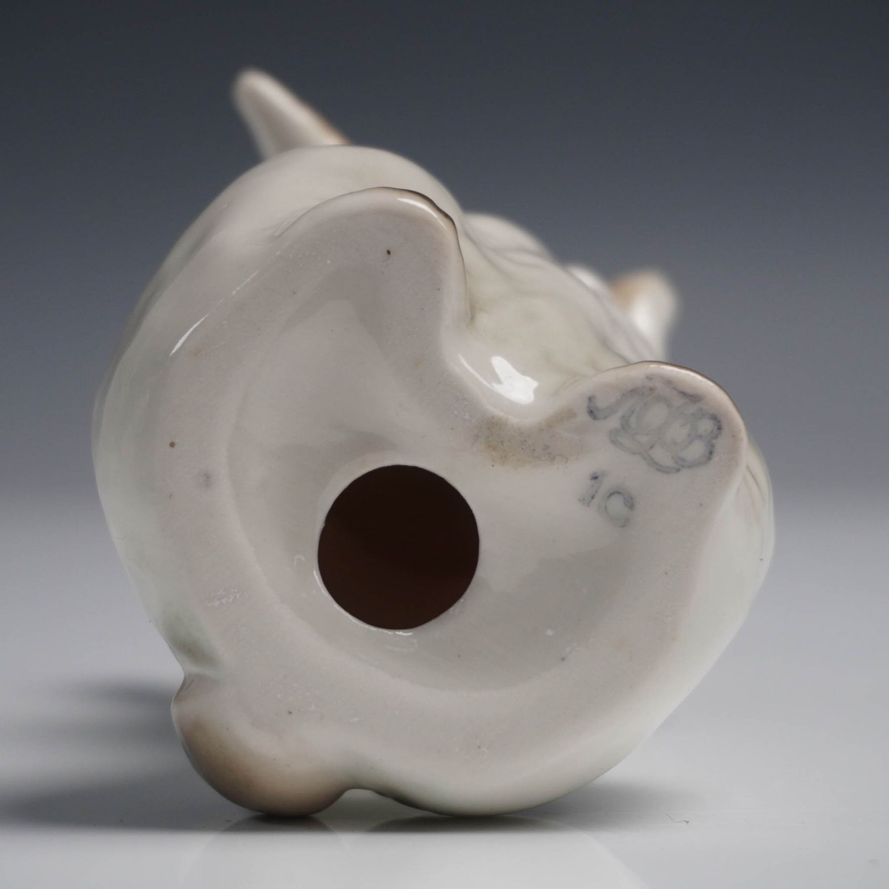 Lomonosov Porcelain Figurine, Rabbit With Carrot