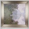 Image 1 : Claude Monet, Framed Giclee on Board, Morning on River Seine