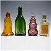 Image 1 : 4pc Colored Glass Bottles, Wheaton and More