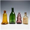 Image 4 : 4pc Colored Glass Bottles, Wheaton and More