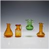 Image 1 : 4pc Crackle Glass Mini Pitchers and Vases