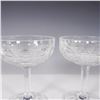 Image 3 : Set of 2 Cut Crystal Champagne Coupes