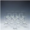 Image 1 : 12pc Modern Tall Glassware Set