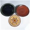 Image 1 : 3pc French and Studio Pottery Decorative Plates and Bowls