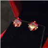 Image 2 : 6.00 CT TW GRA Certified Round Brilliant Cut Moissanite - Stone VVS Fancy Red Color Set in 4 Claw V 