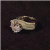 Image 2 : 5.00 CT GRA Certified Round Brilliant Cut Moissanite Stone VVS D Color Set w/ 140 Round Brilliant Cu