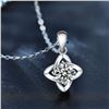 Image 2 : Elegant 1.0 ct. Round Cut Moissanite Necklace In 925 Sterling Silver. GRA Certified. Estimated Value