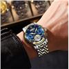 Image 2 : Big Blue Dial, Top Quality Auto Date, Silicon Strap, Quartz Movement. Brand New